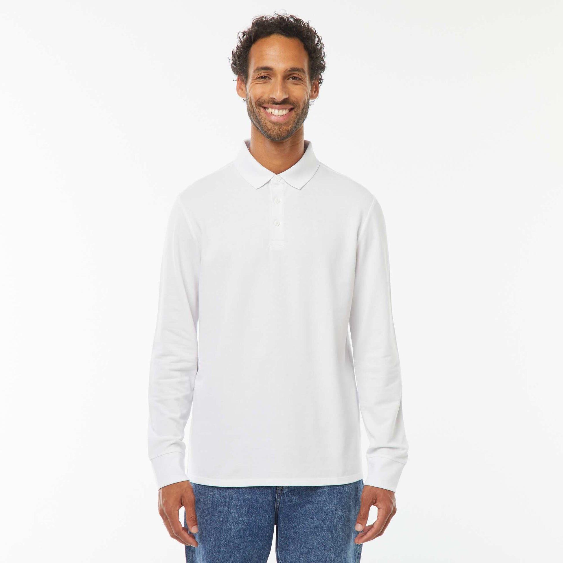 Polo piqué coton 220 Gr - unisexe - Blanc BLANC