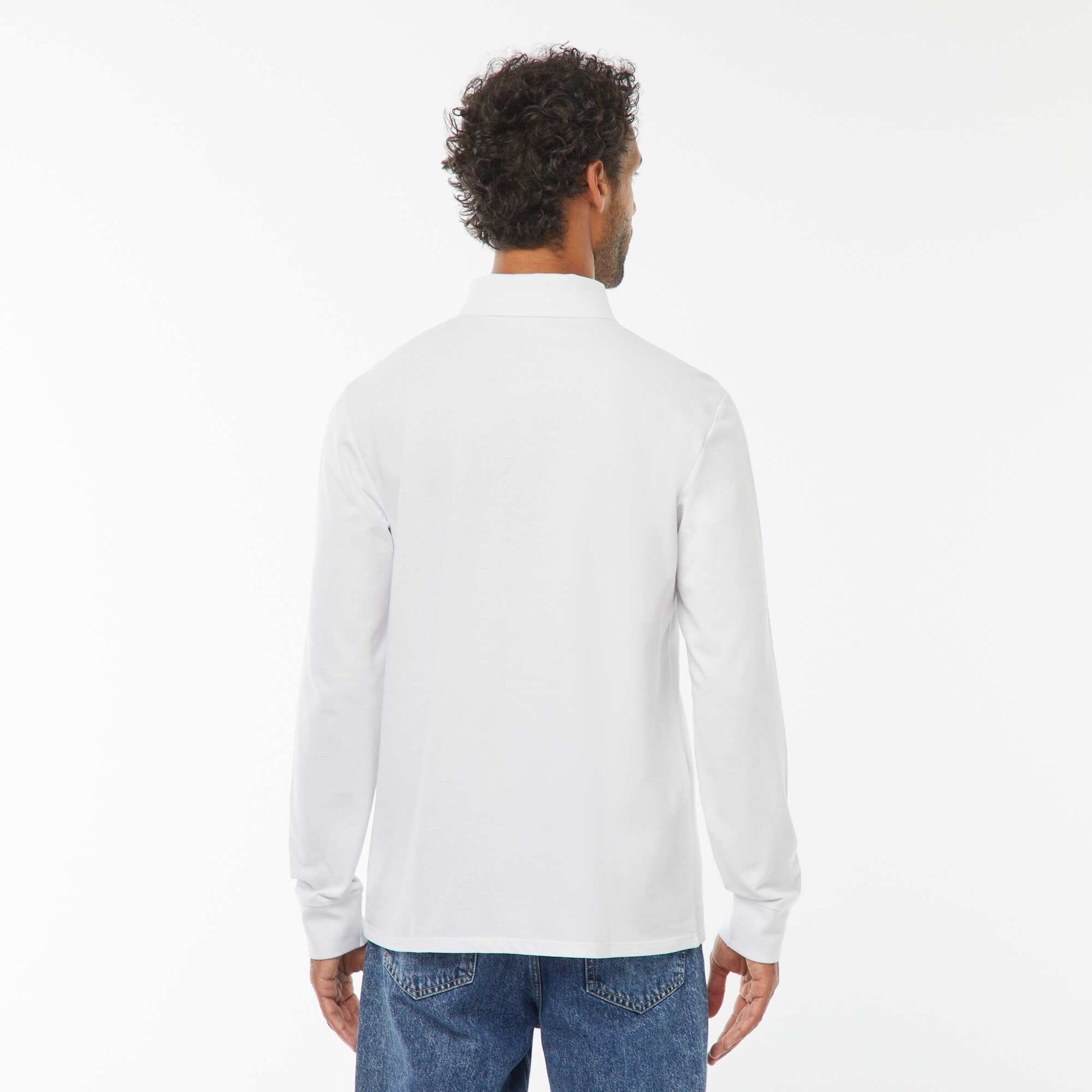 Polo piqué coton 220 Gr - unisexe - Blanc BLANC