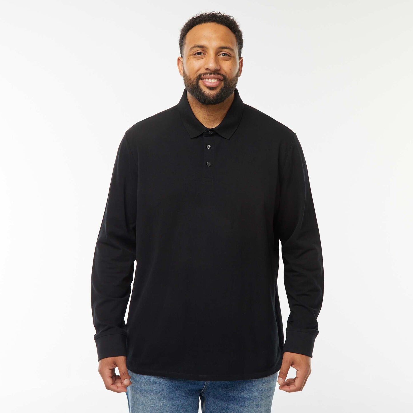 Polo piqué coton 220 Gr - unisexe - Noir NOIR