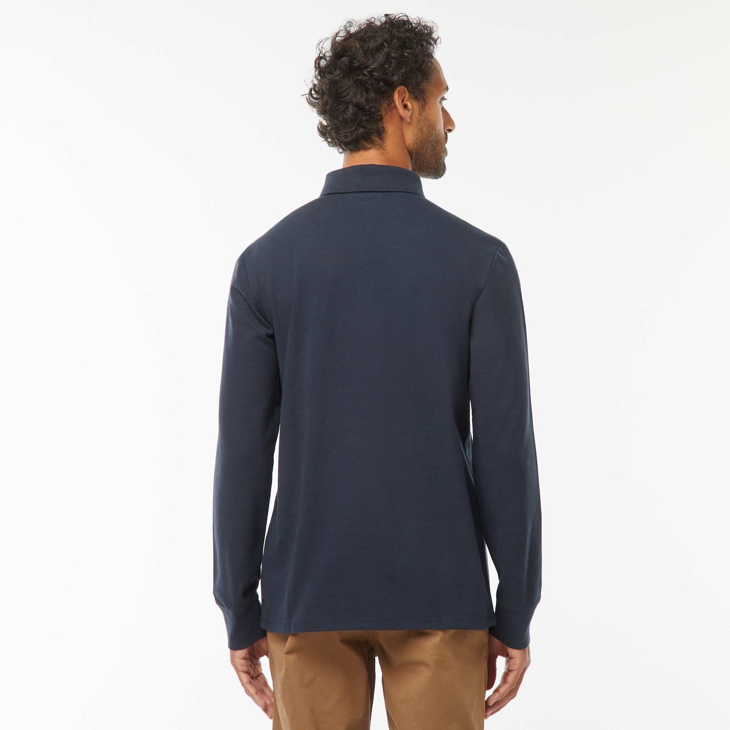 Polo piqué coton 220 Gr - unisexe - Marine BLEU
