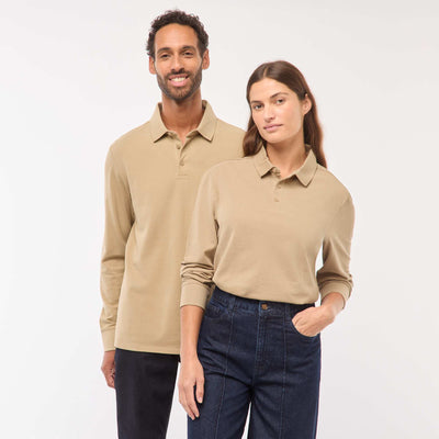 Polo piqué coton 220 Gr - unisexe - Beige BEIGE