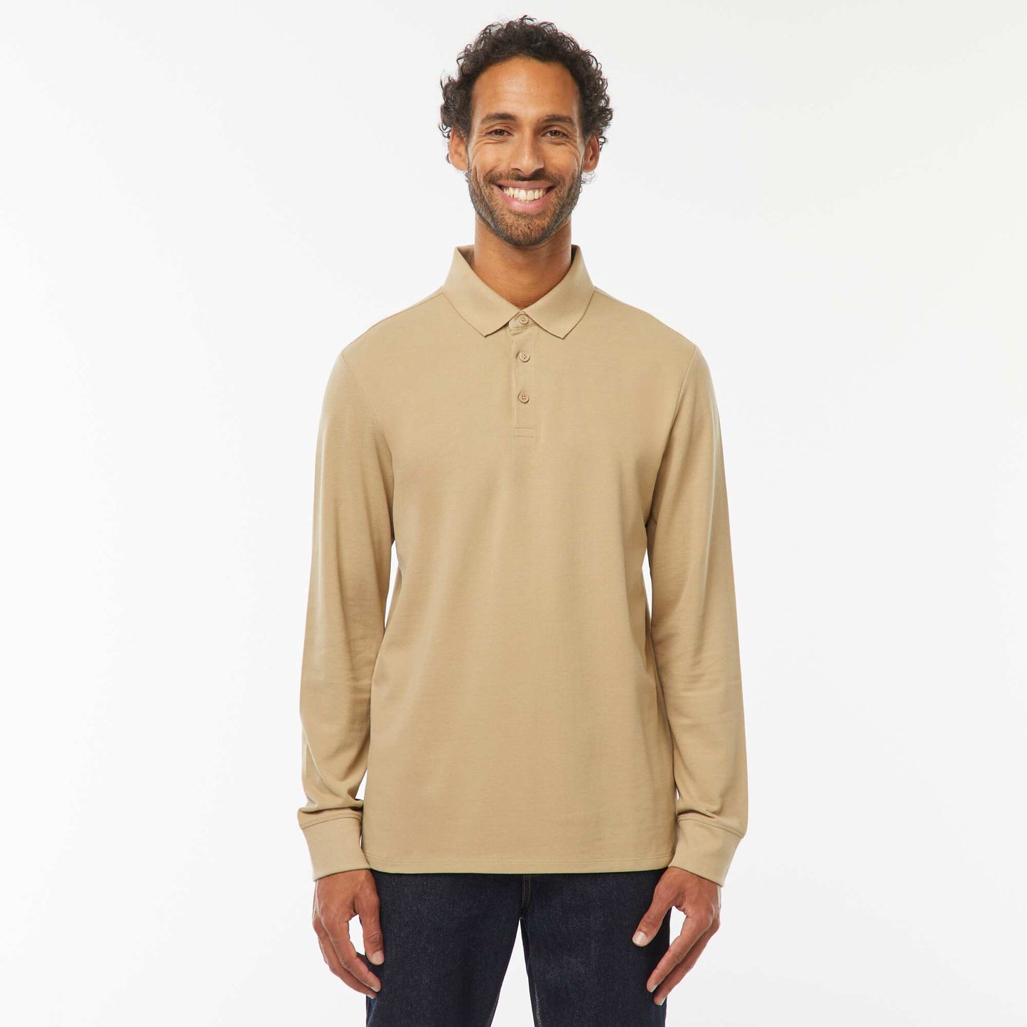 Polo piqué coton 220 Gr - unisexe - Beige BEIGE