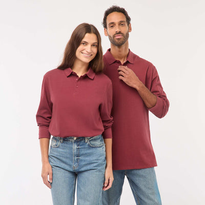 Polo piqué coton 220 Gr - unisexe - Rouge ROUGE
