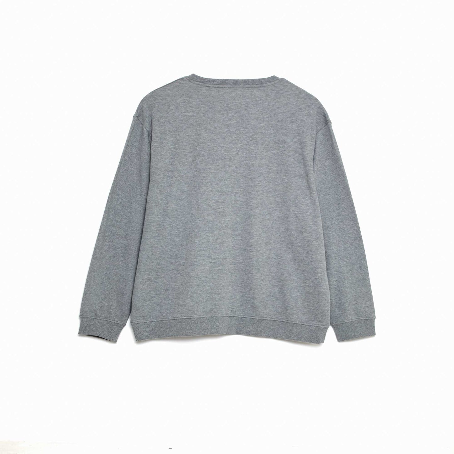 Sweat col rond molleton 260 Gr  - Unisexe GRIS