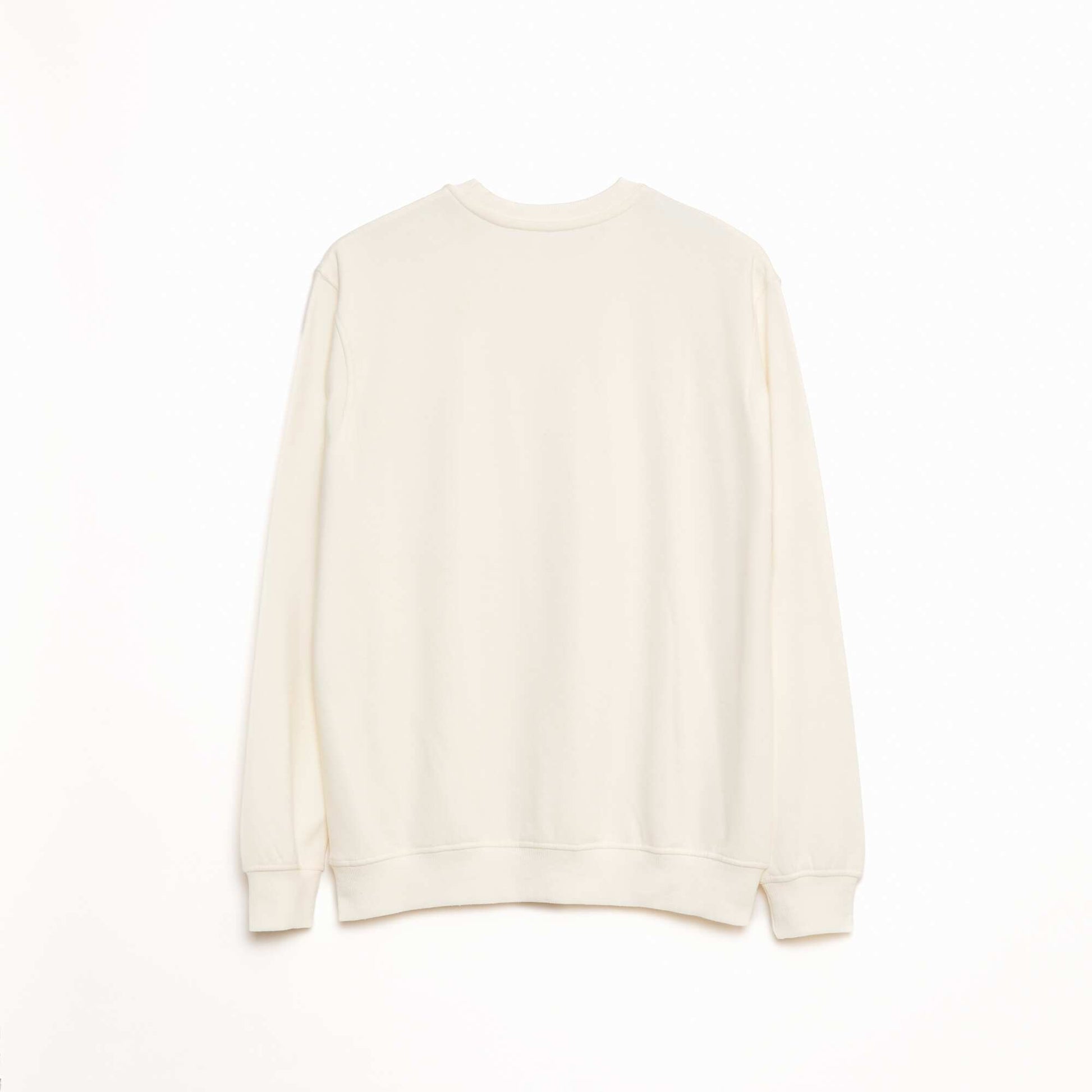 Sweat col rond molleton 260 Gr  - Unisexe BLANC
