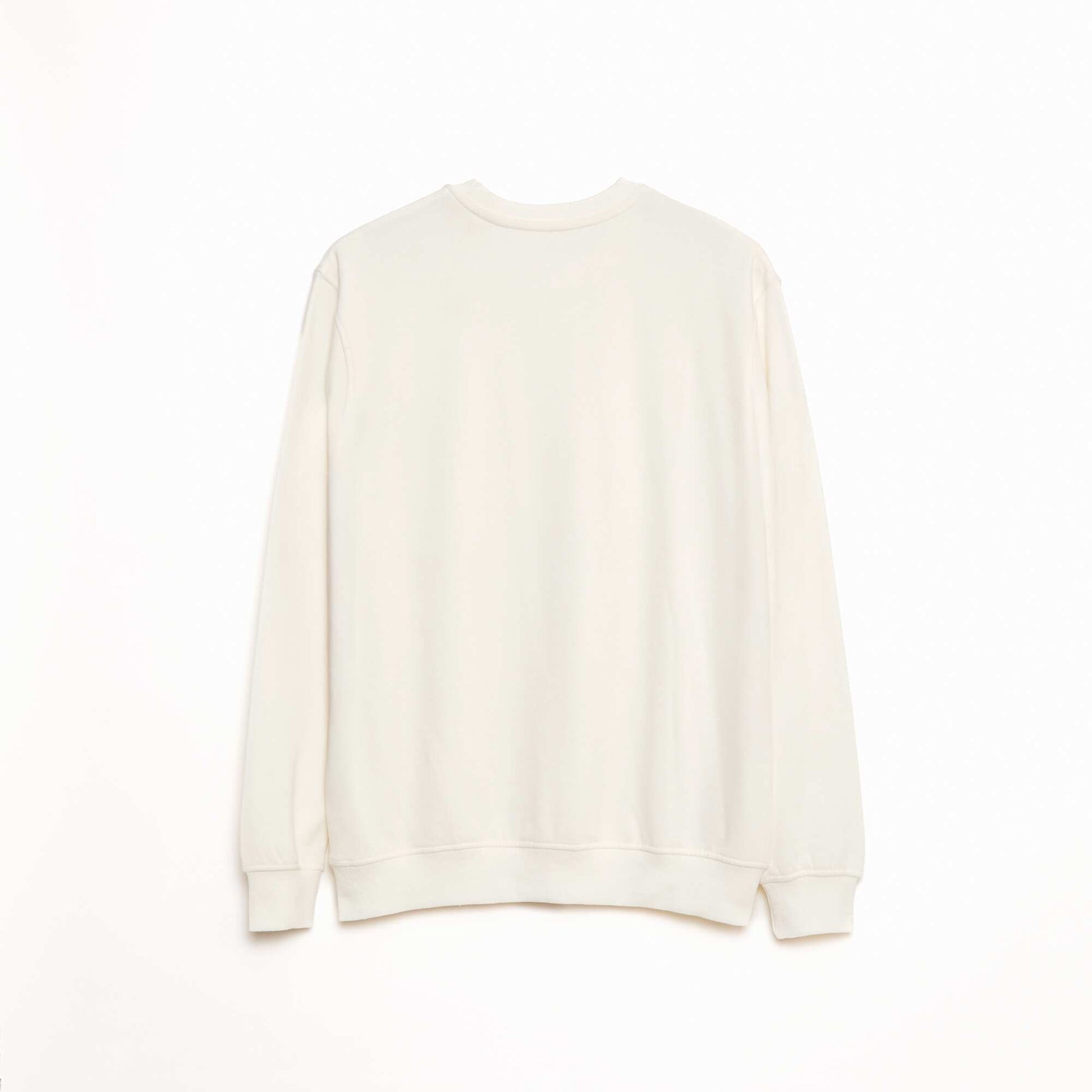 Sweat col rond molleton gratté 260 Gr  - Unisexe BLANC