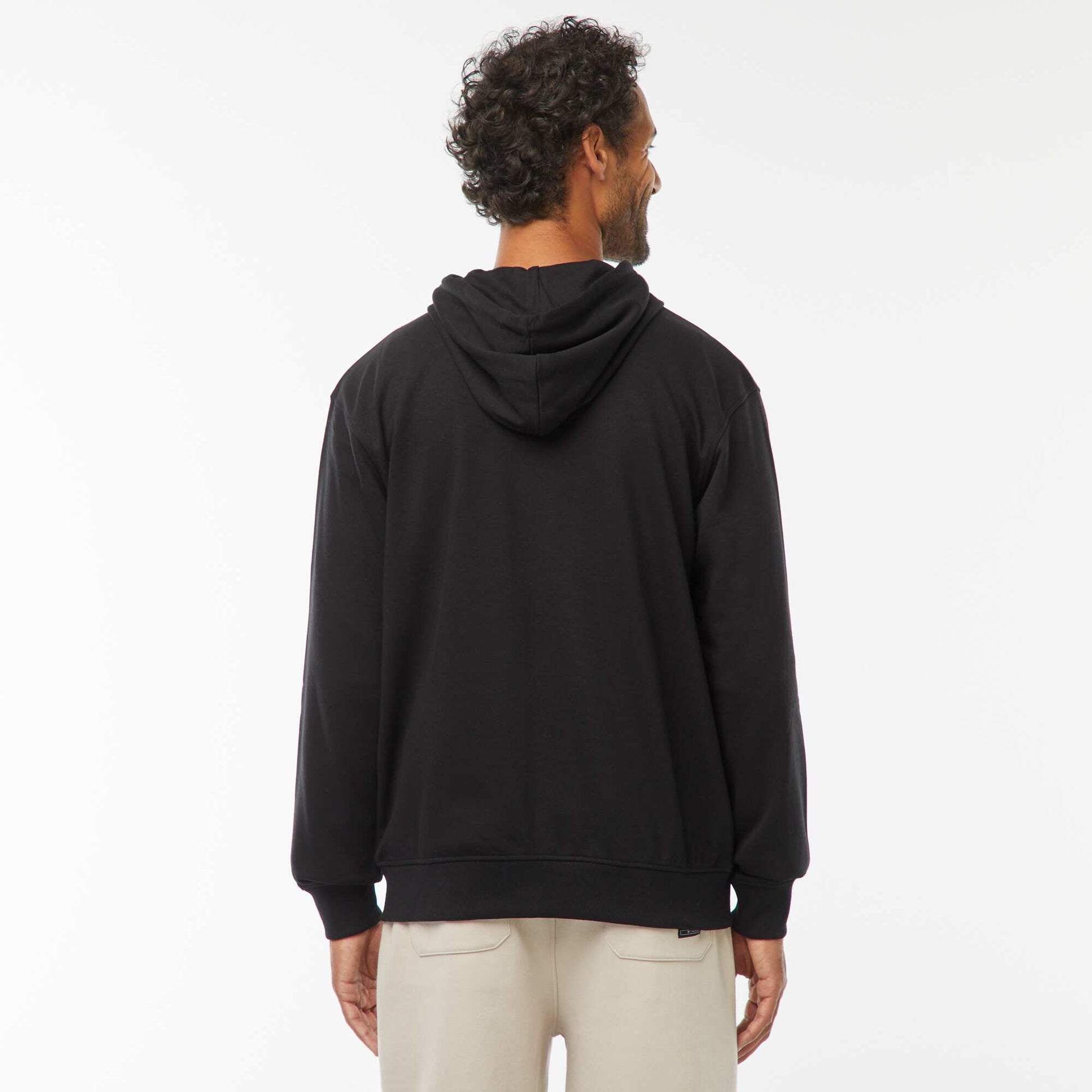 Sweat zippé capuche 260 Gr - unisexe NOIR