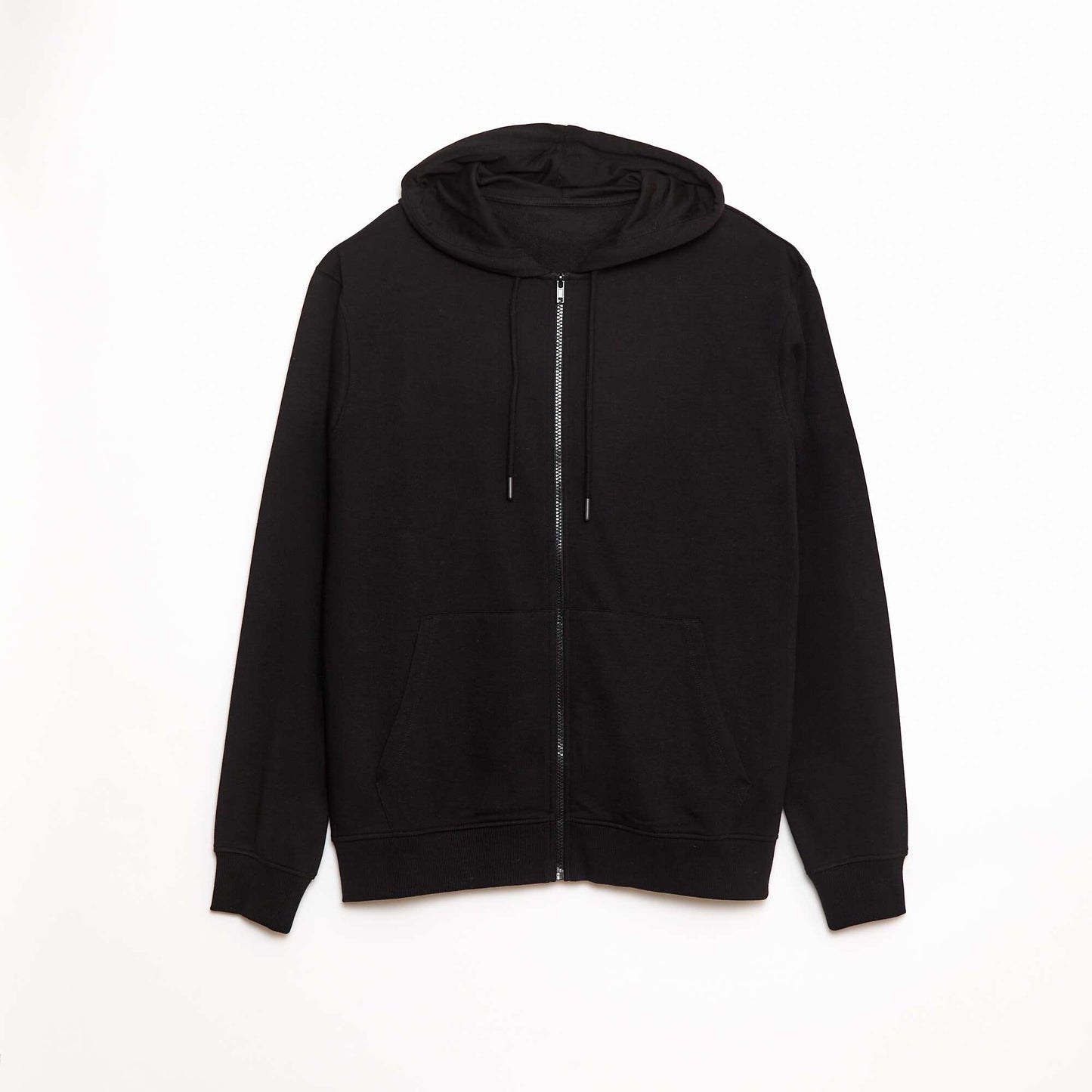 Sweat zippé capuche 260 Gr - unisexe NOIR