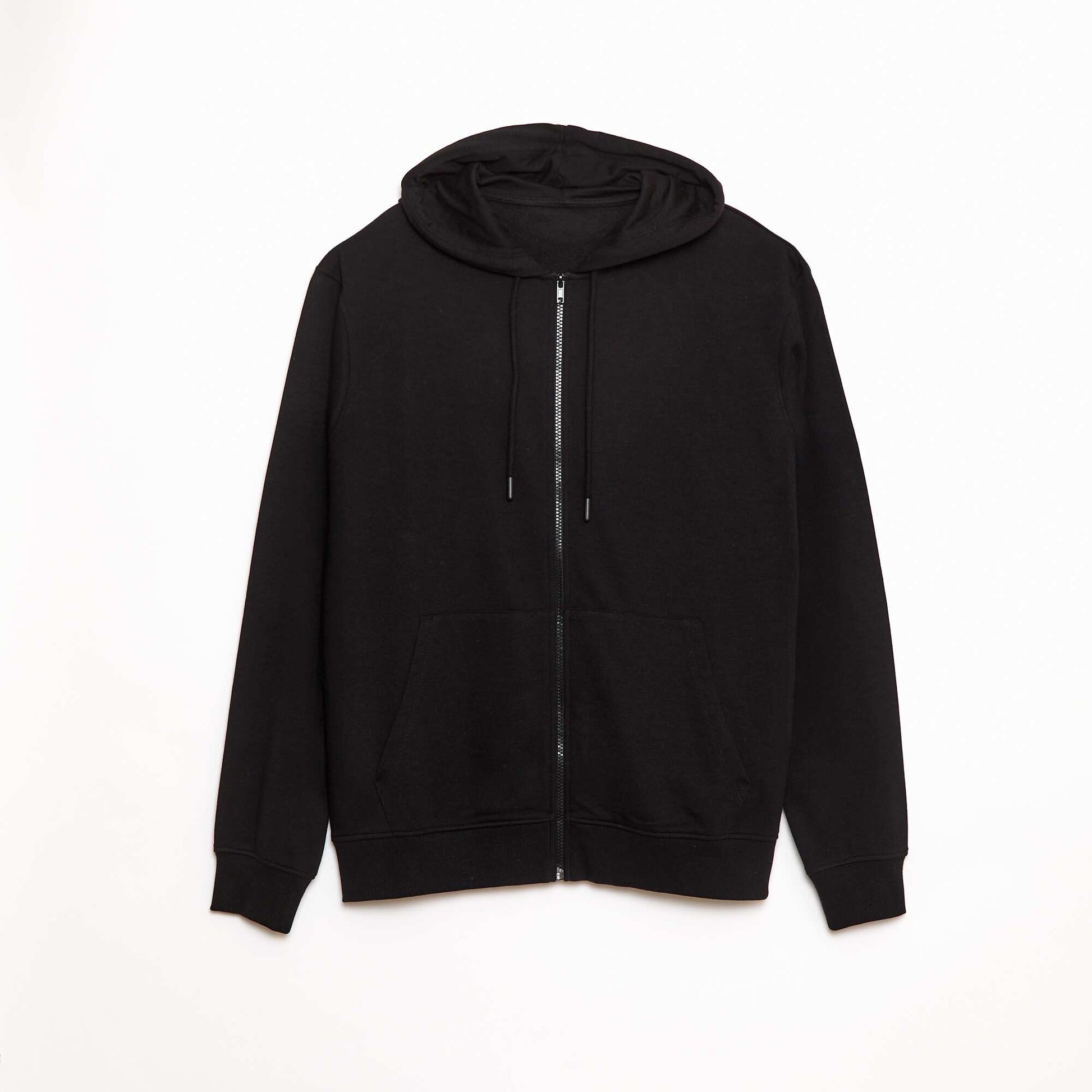 Sweat zippé capuche 260 Gr - unisexe NOIR