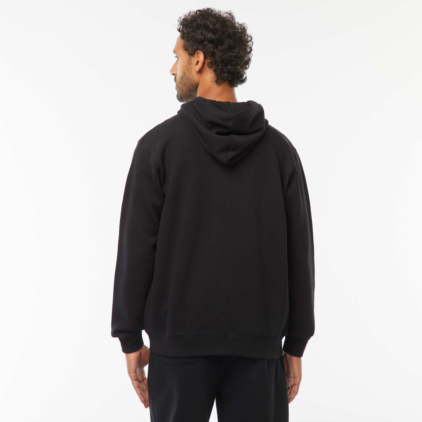 Sweat zippé molleton 260 Gr - unisexe NOIR