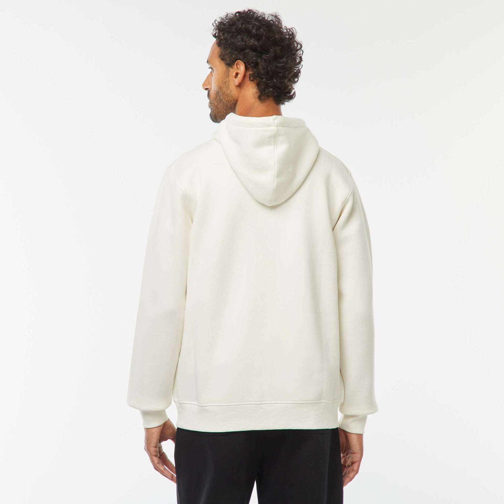 Sweat zippé molleton 260 Gr - unisexe BLANC