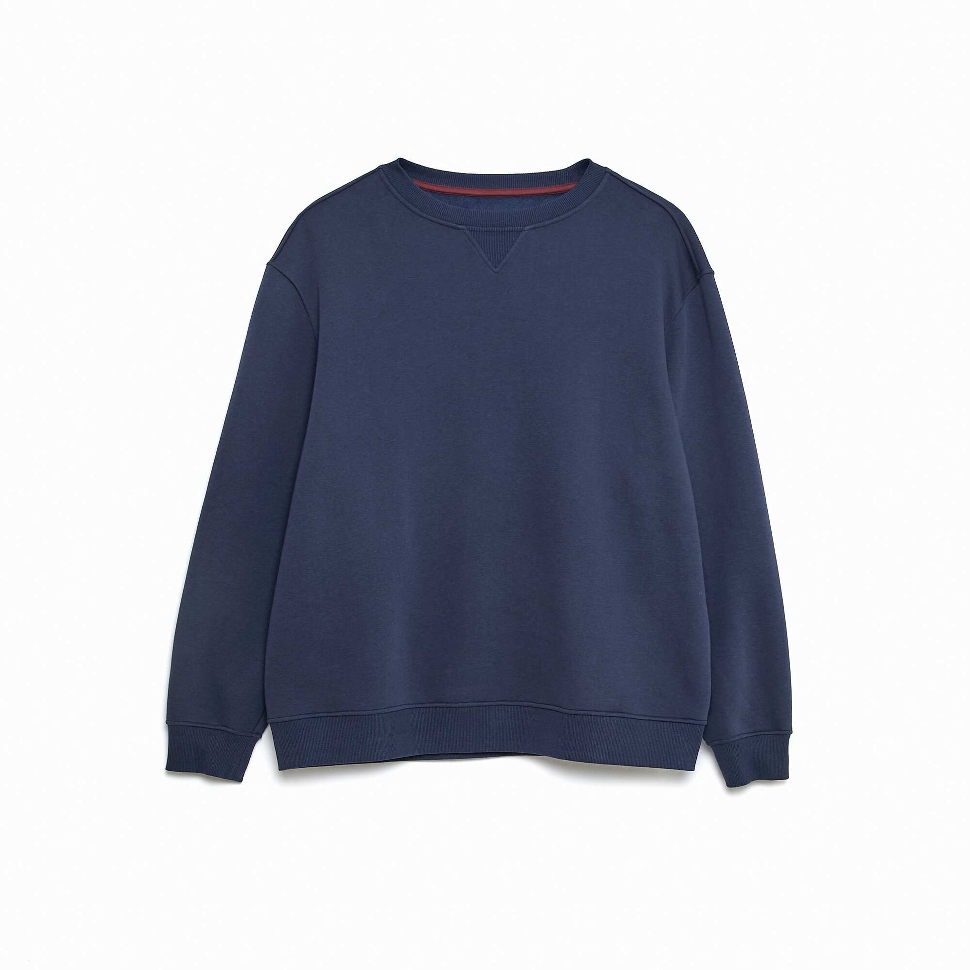 Sweat col rond molleton 320 Gr  - Unisexe BLEU MARINE