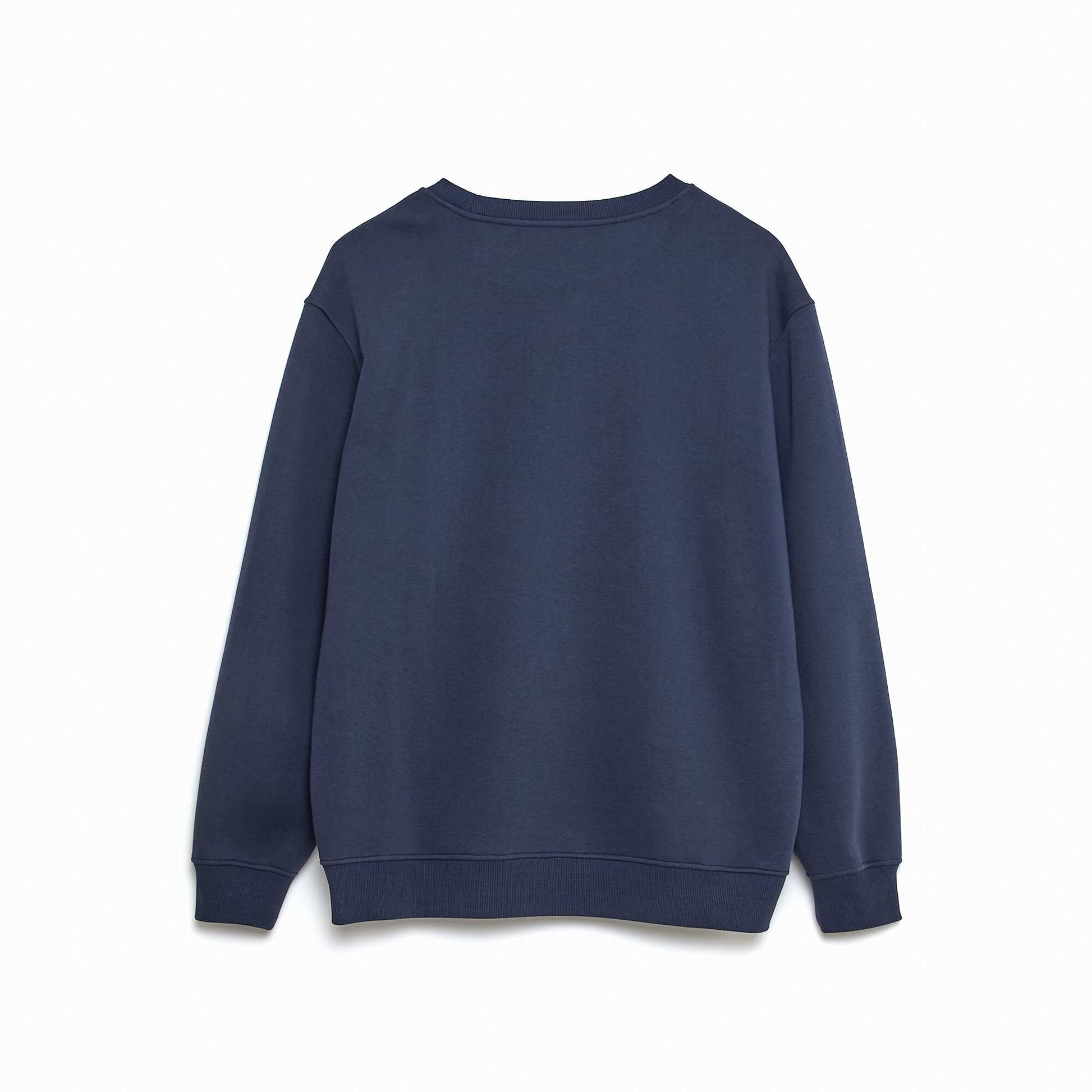 Sweat col rond molleton 320 Gr  - Unisexe BLEU MARINE