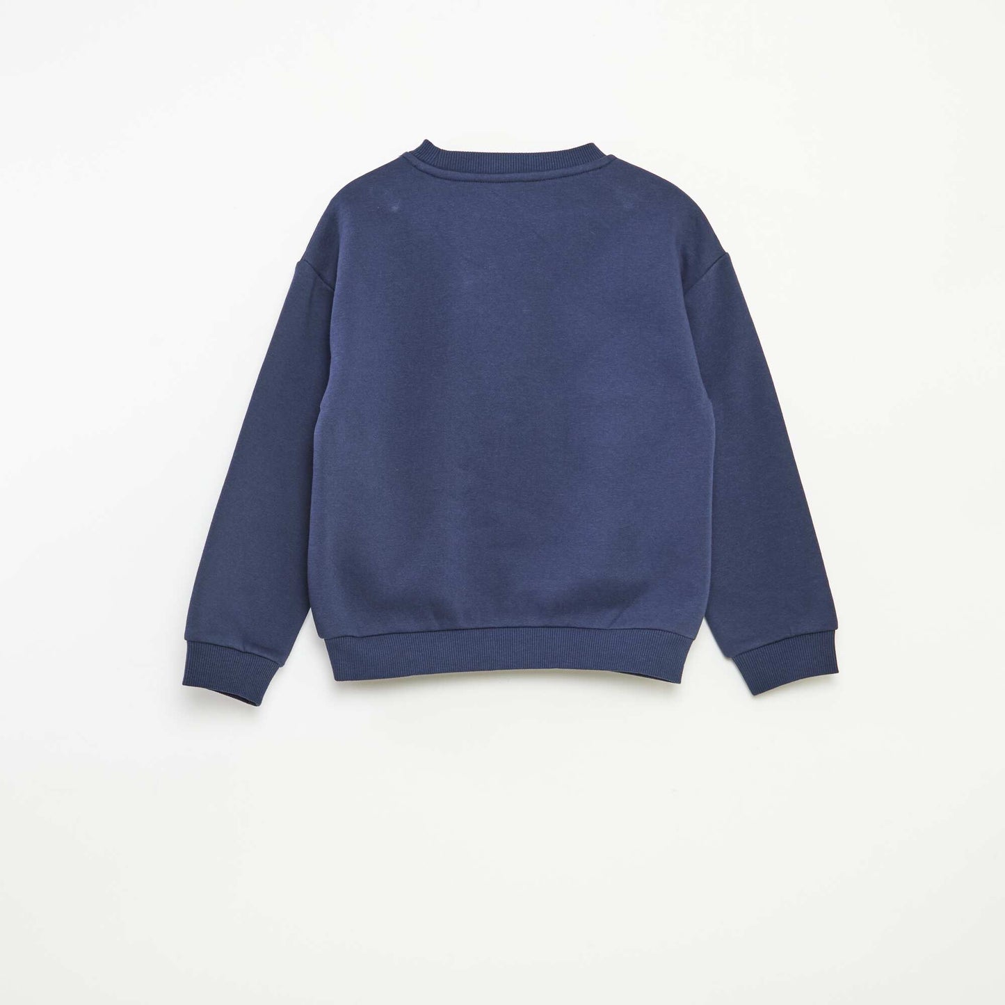 Sweat en molleton imprimé Noël BLEU