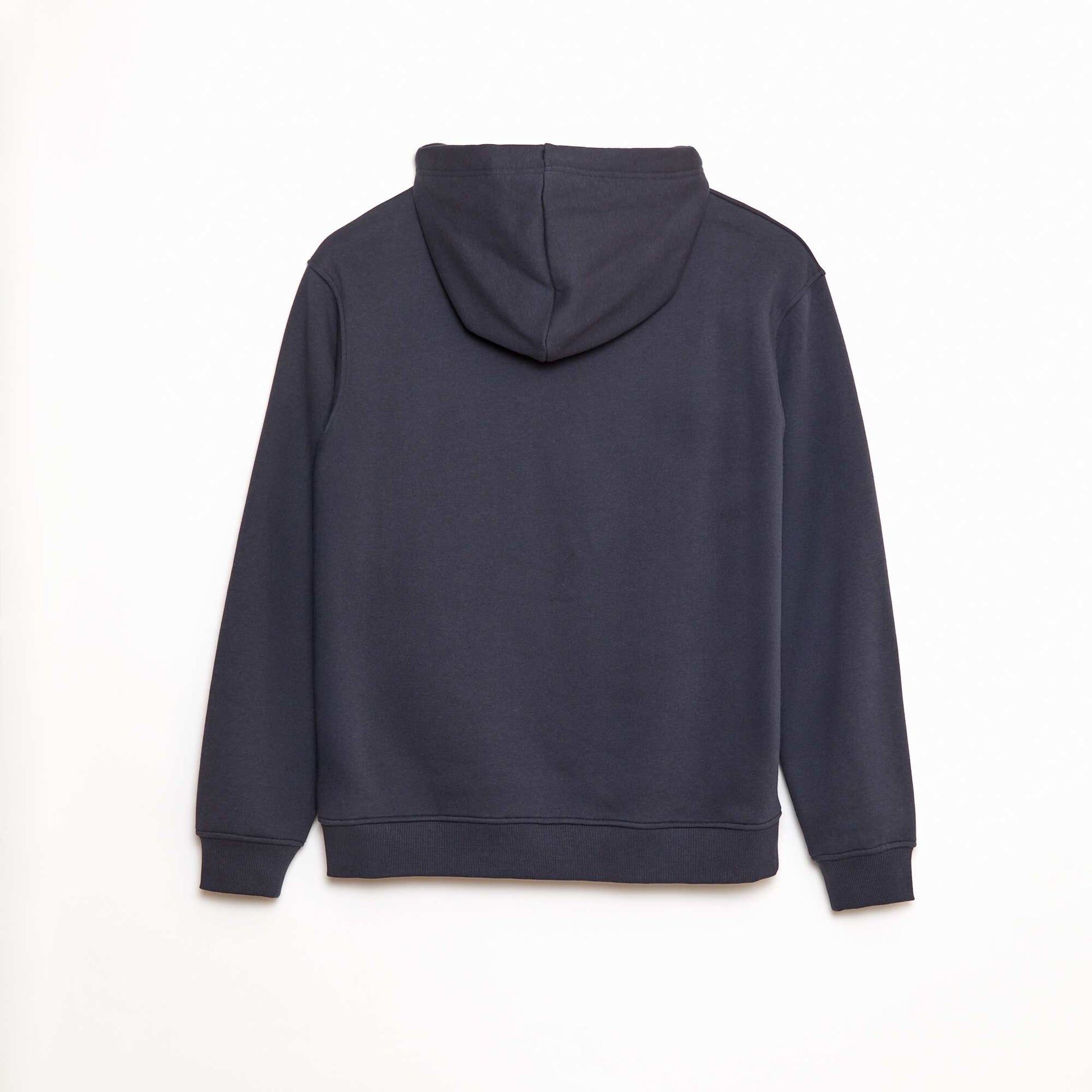 Sweat capuche molleton 320 Gr BLEU MARINE