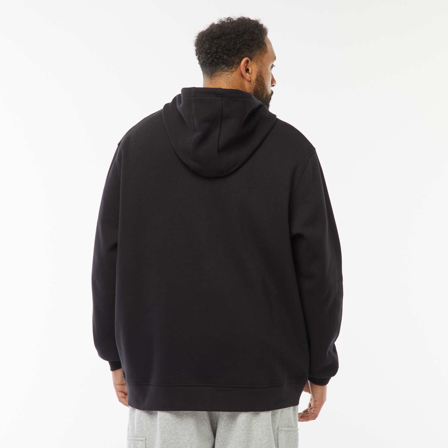 Sweat zippé molleton 385 Gr NOIR