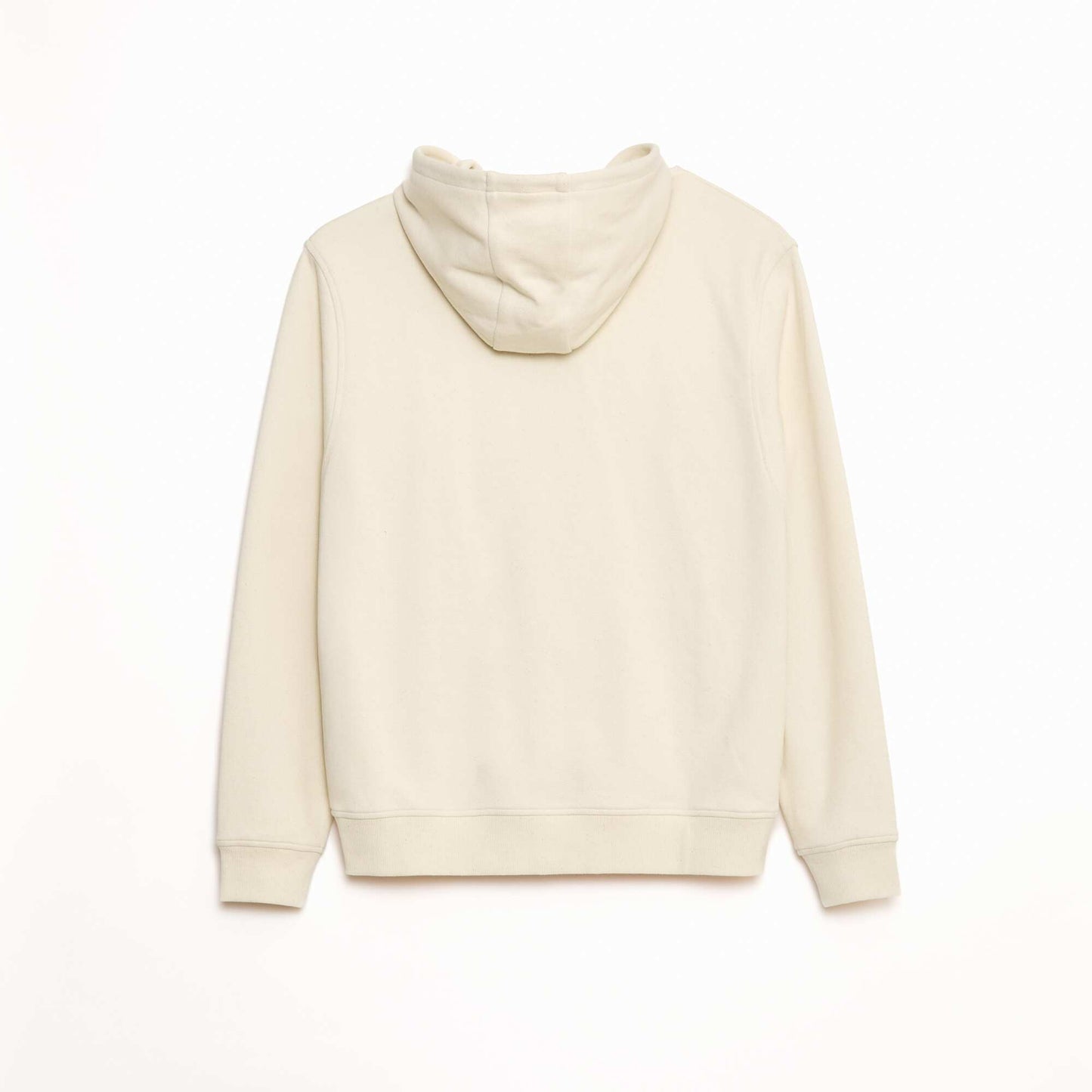 Sweat zippé molleton 385 Gr BLANC
