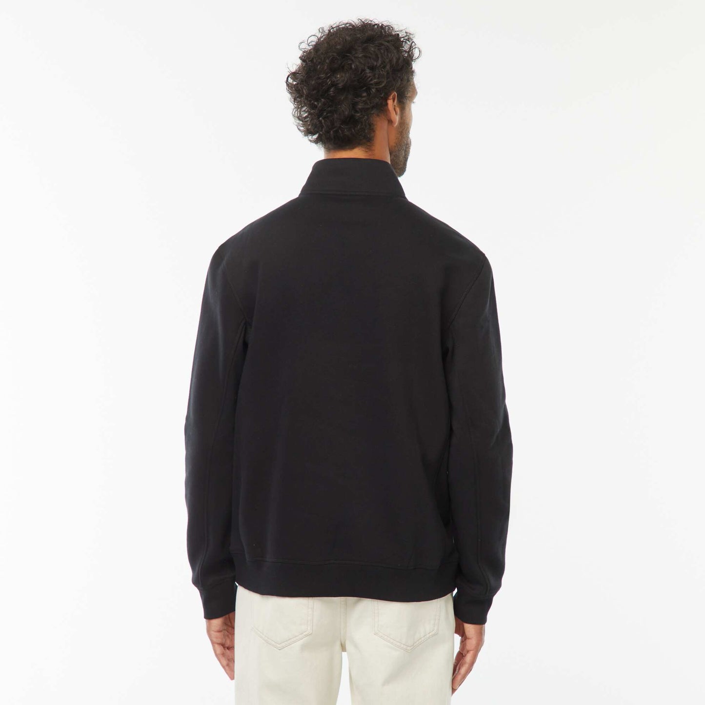 Sweat zippé molleton 320 Gr NOIR