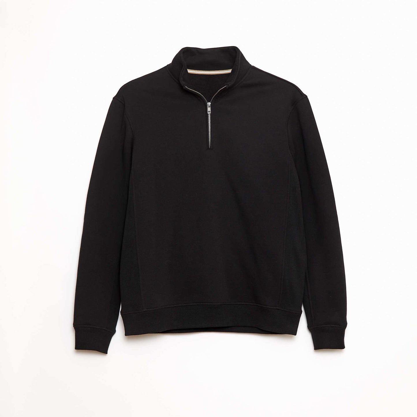 Sweat zippé molleton 320 Gr NOIR