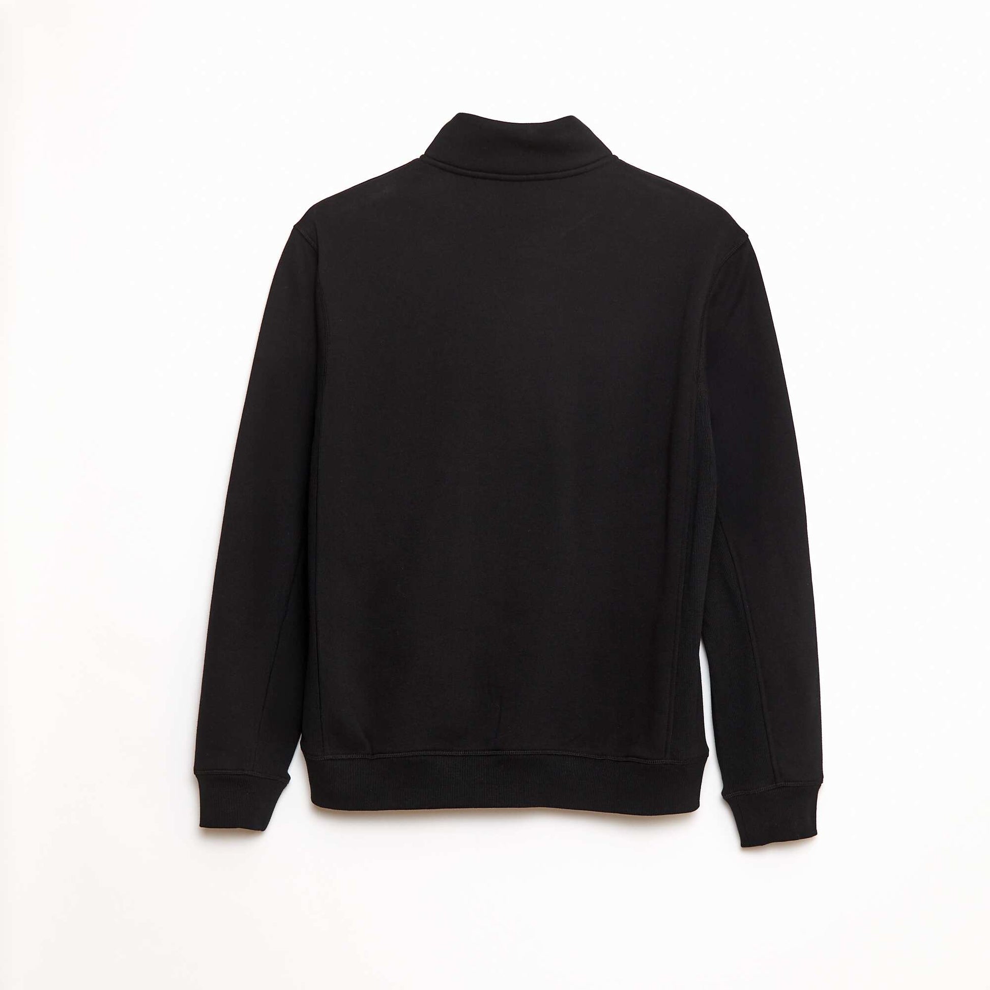 Sweat zippé molleton 320 Gr NOIR