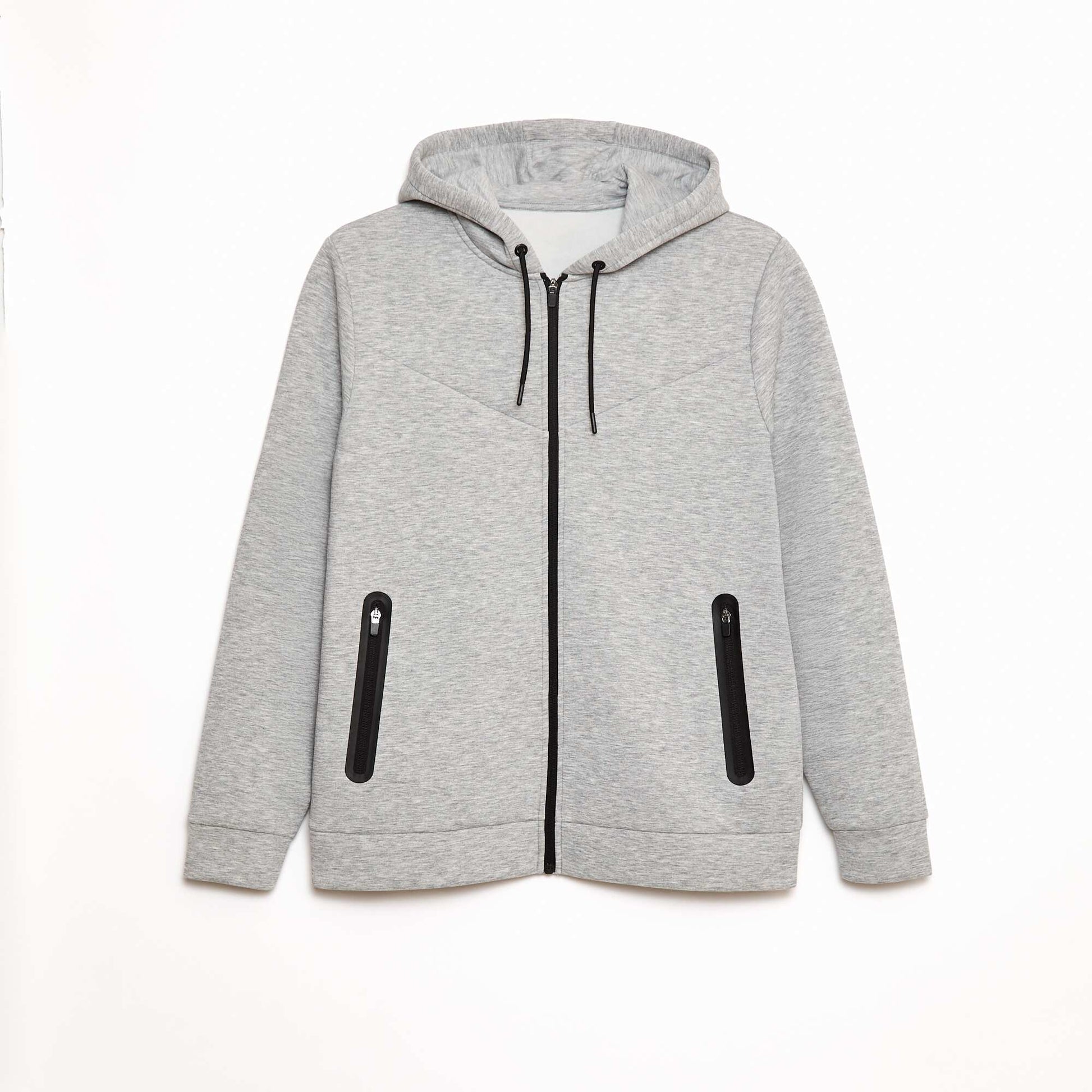 Sweat zippé en néoprène - unisexe GRIS