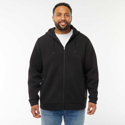 Sweat zippé en néoprène - unisexe NOIR