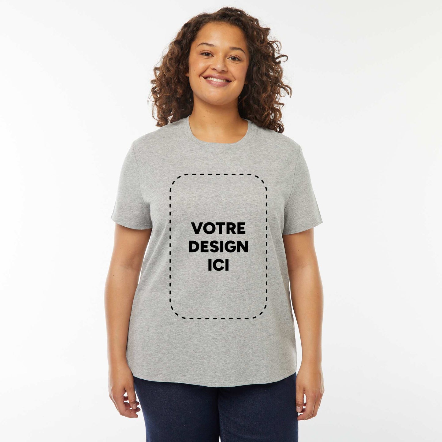 T-shirt coton 160 Gr GRIS
