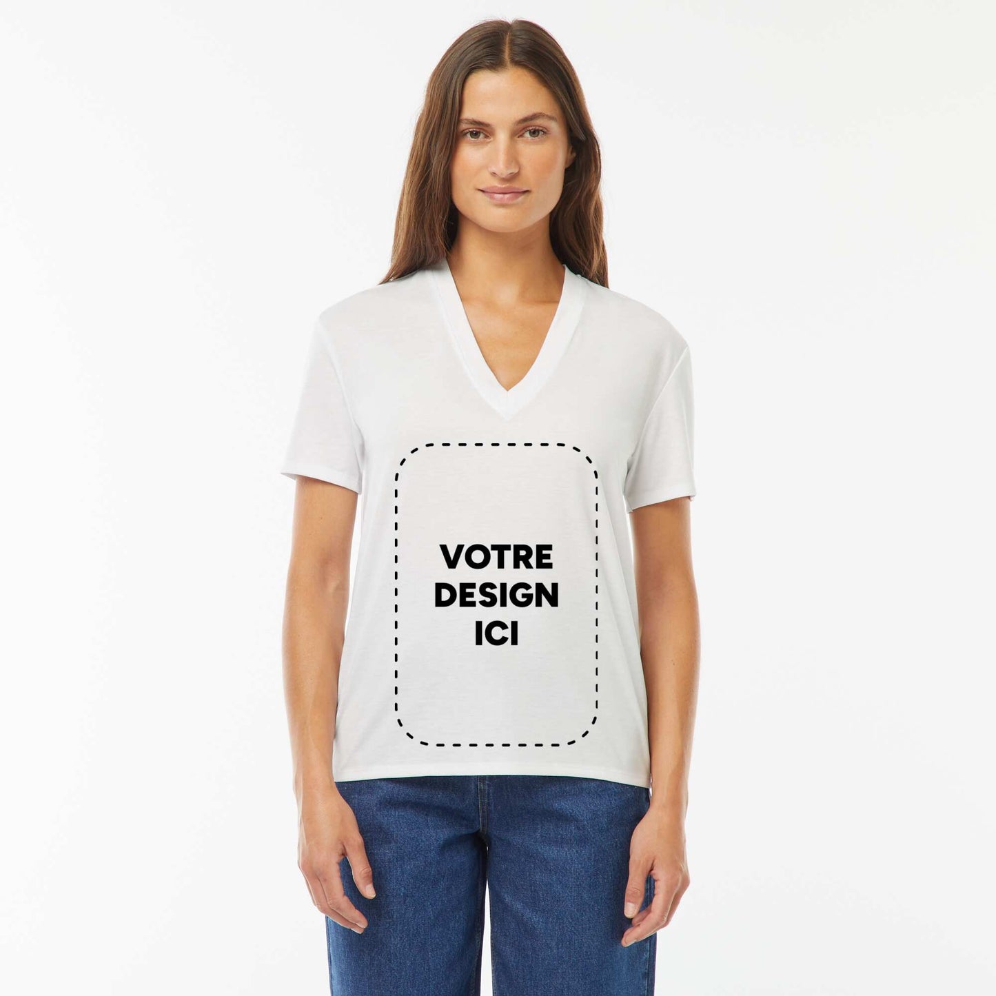 T-shirt polyester 190 Gr BLANC