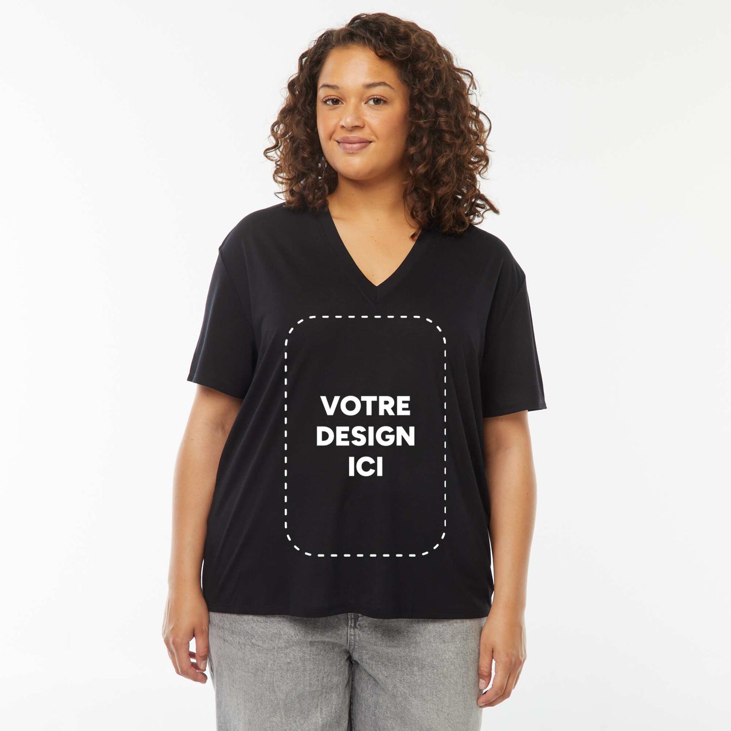 T-shirt polyester 190 Gr NOIR