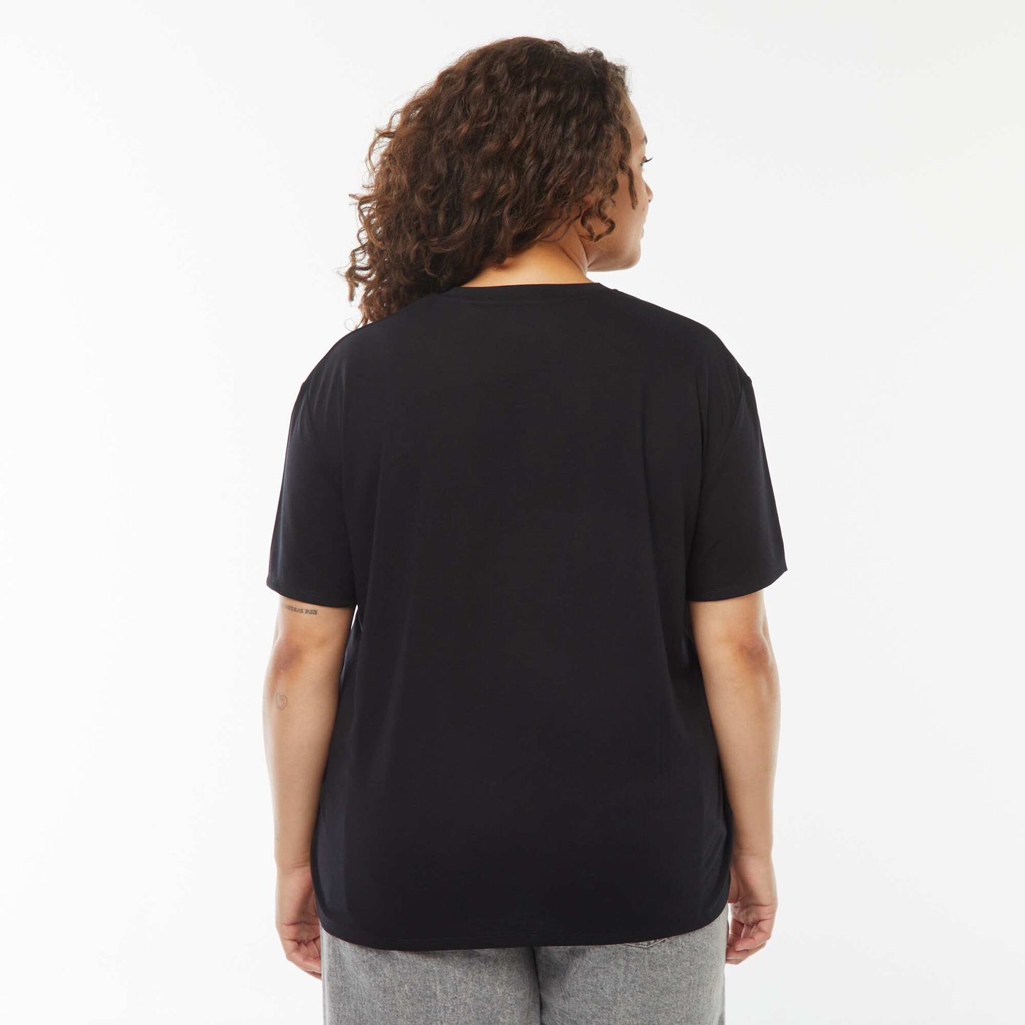 T-shirt polyester 190 Gr NOIR