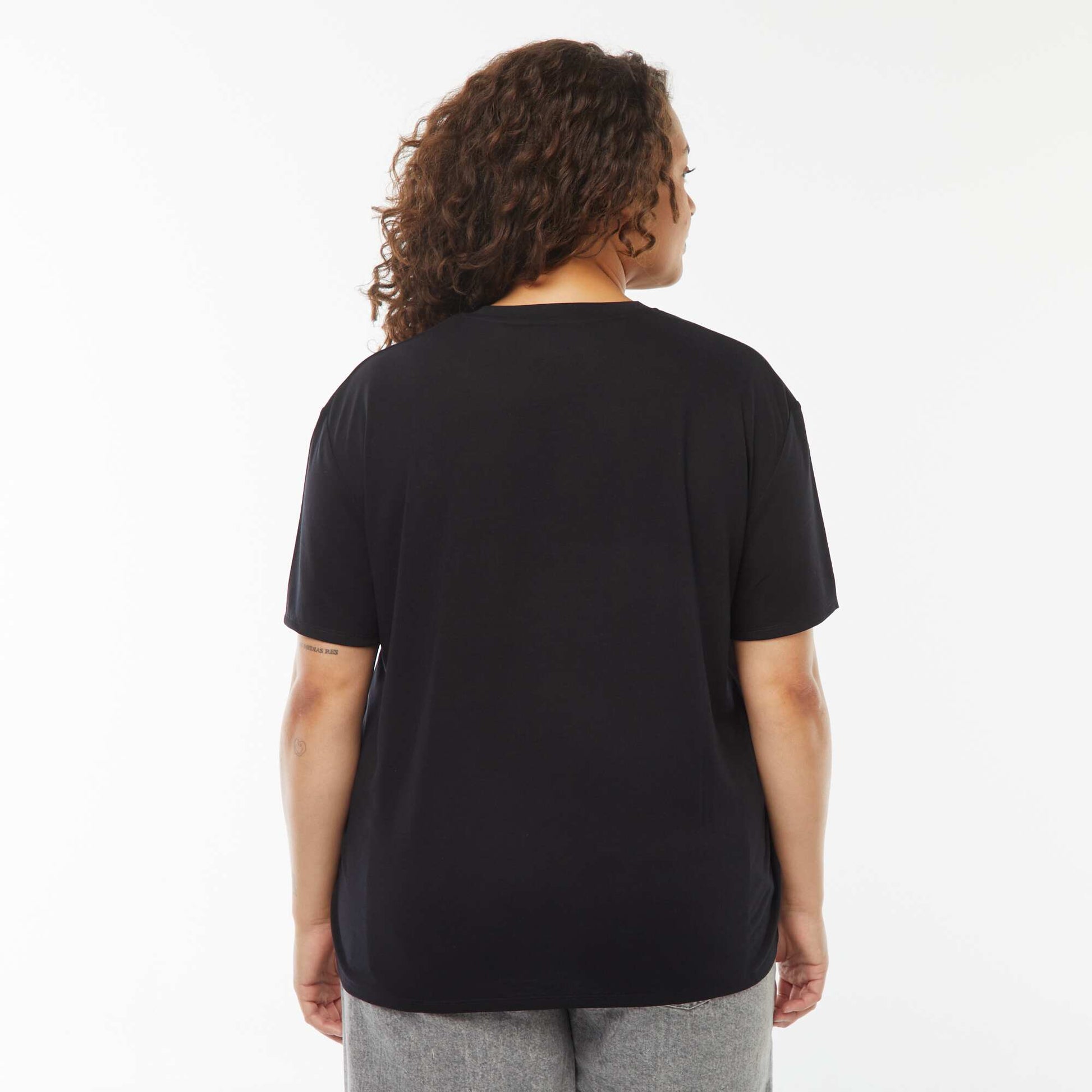 T-shirt polyester 190 Gr NOIR