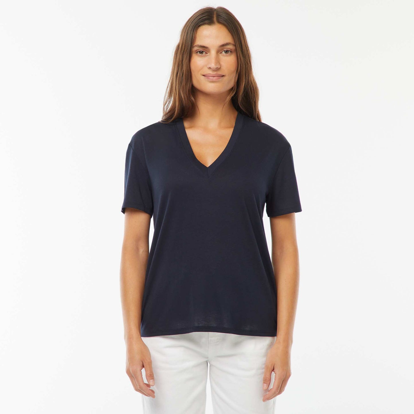 T-shirt polyester 190 Gr BLEU MARINE