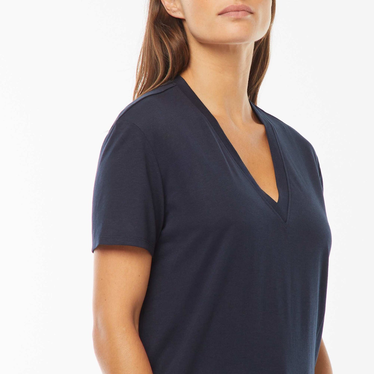 T-shirt polyester 190 Gr BLEU MARINE
