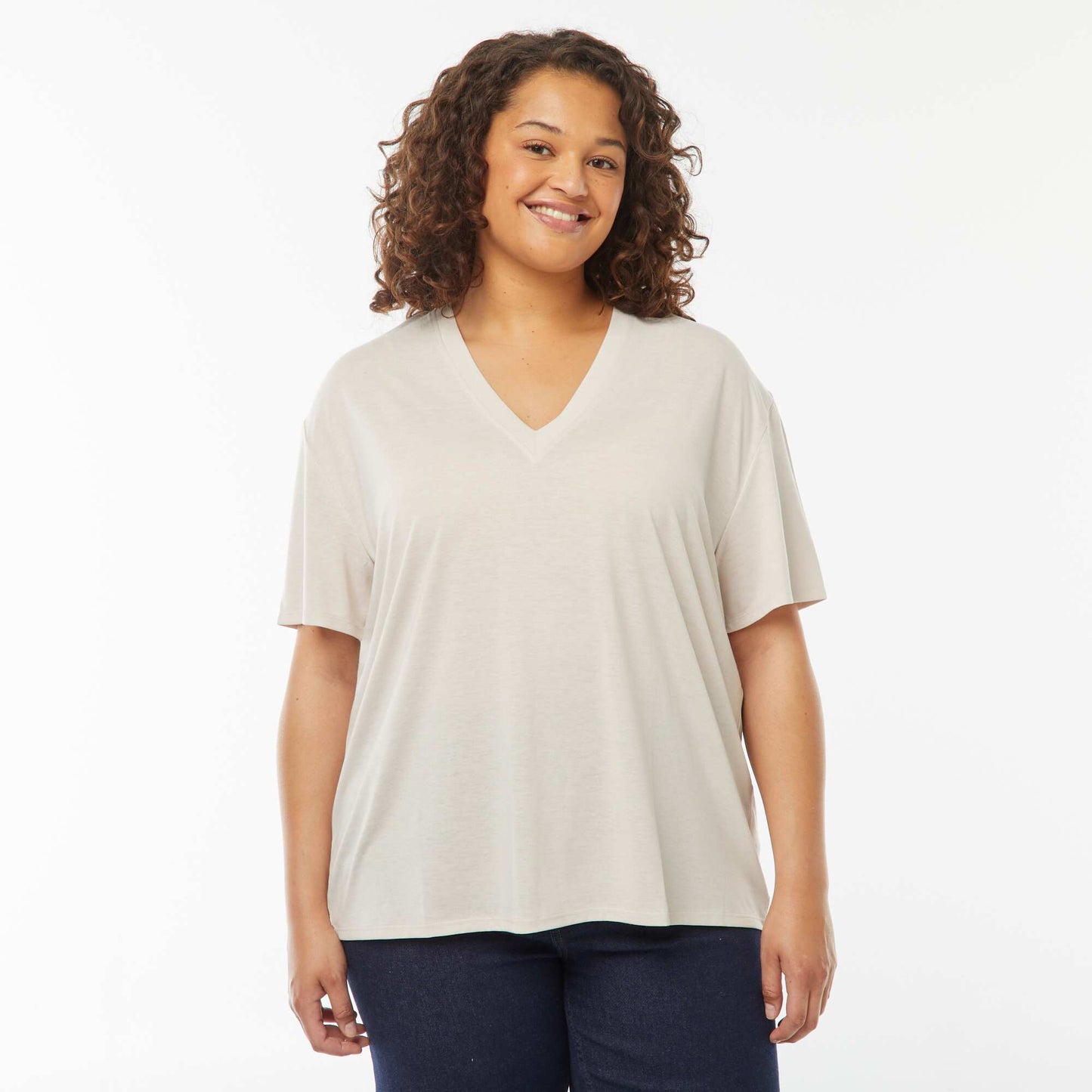 T-shirt polyester 190 Gr GRIS