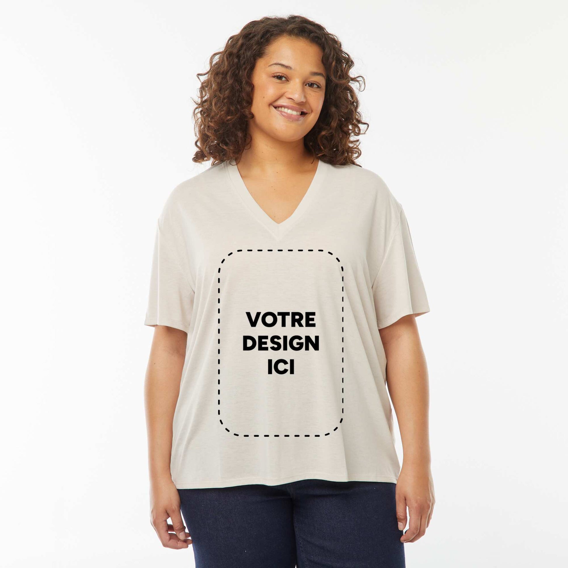 T-shirt polyester 190 Gr GRIS