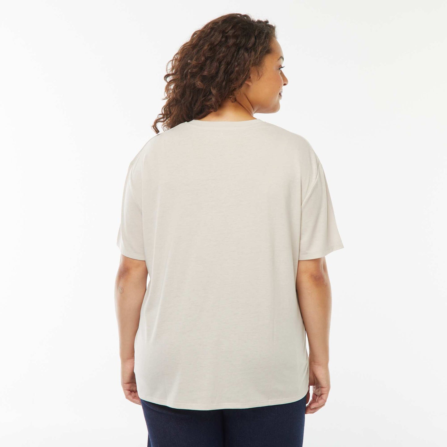 T-shirt polyester 190 Gr GRIS