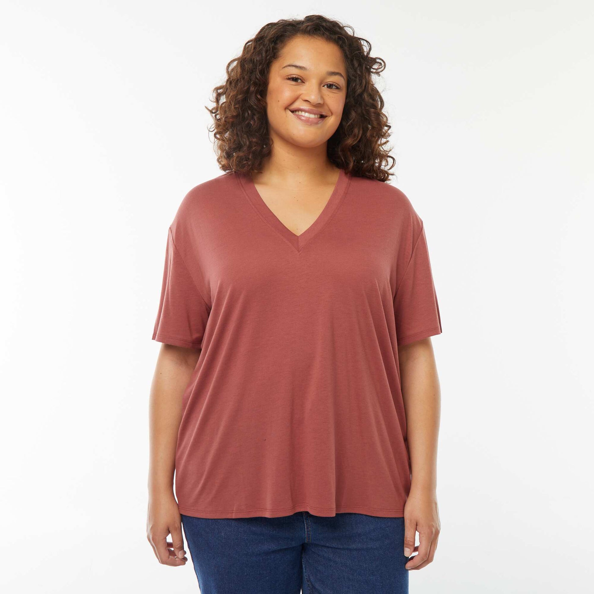 T-shirt polyester 190 Gr ROUGE FONCé