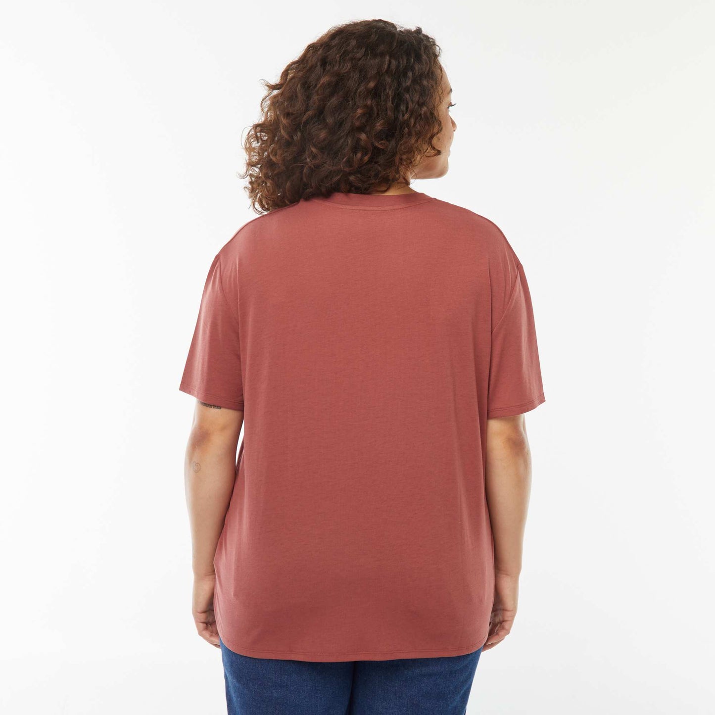 T-shirt polyester 190 Gr ROUGE FONCé