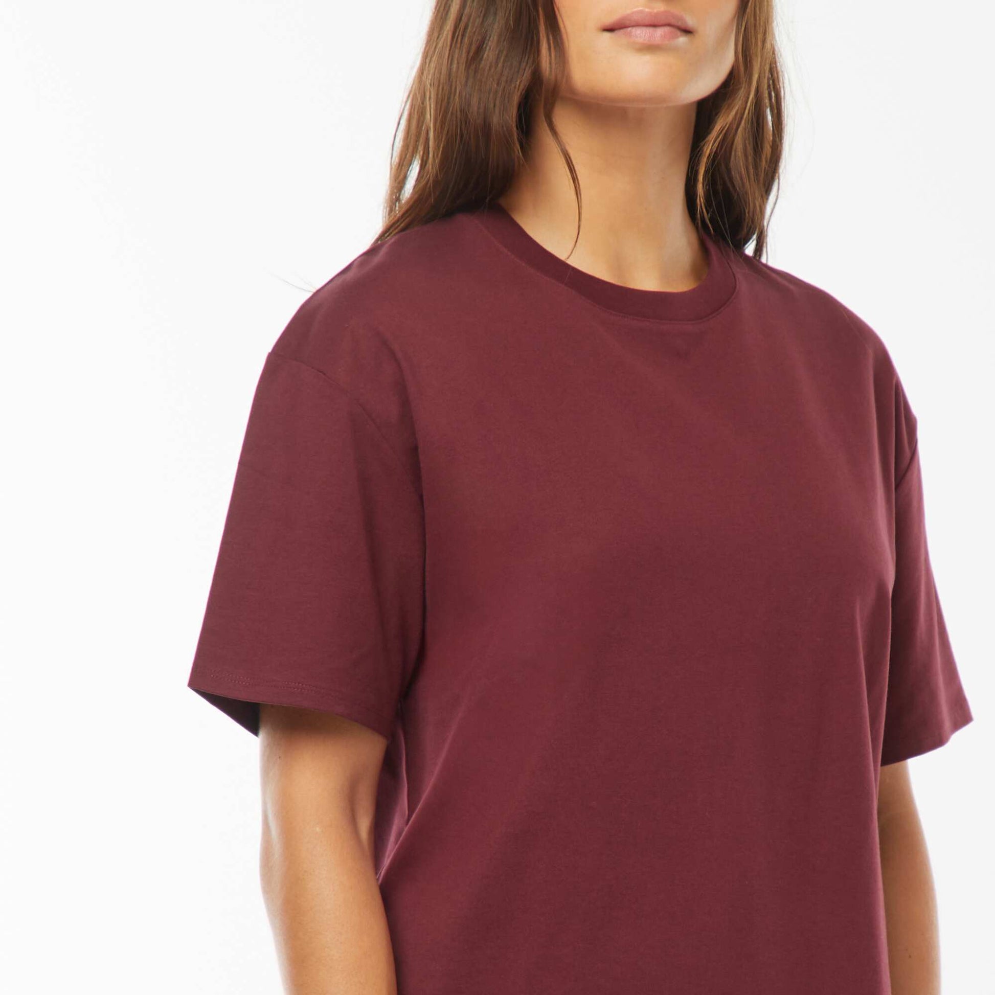 T-shirt coton 225 Gr BORDEAUX
