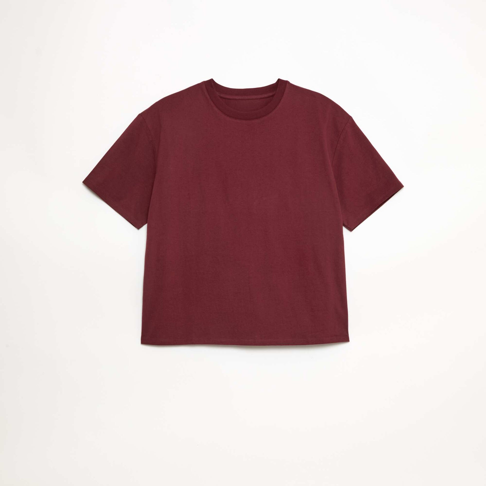 T-shirt coton 225 Gr BORDEAUX