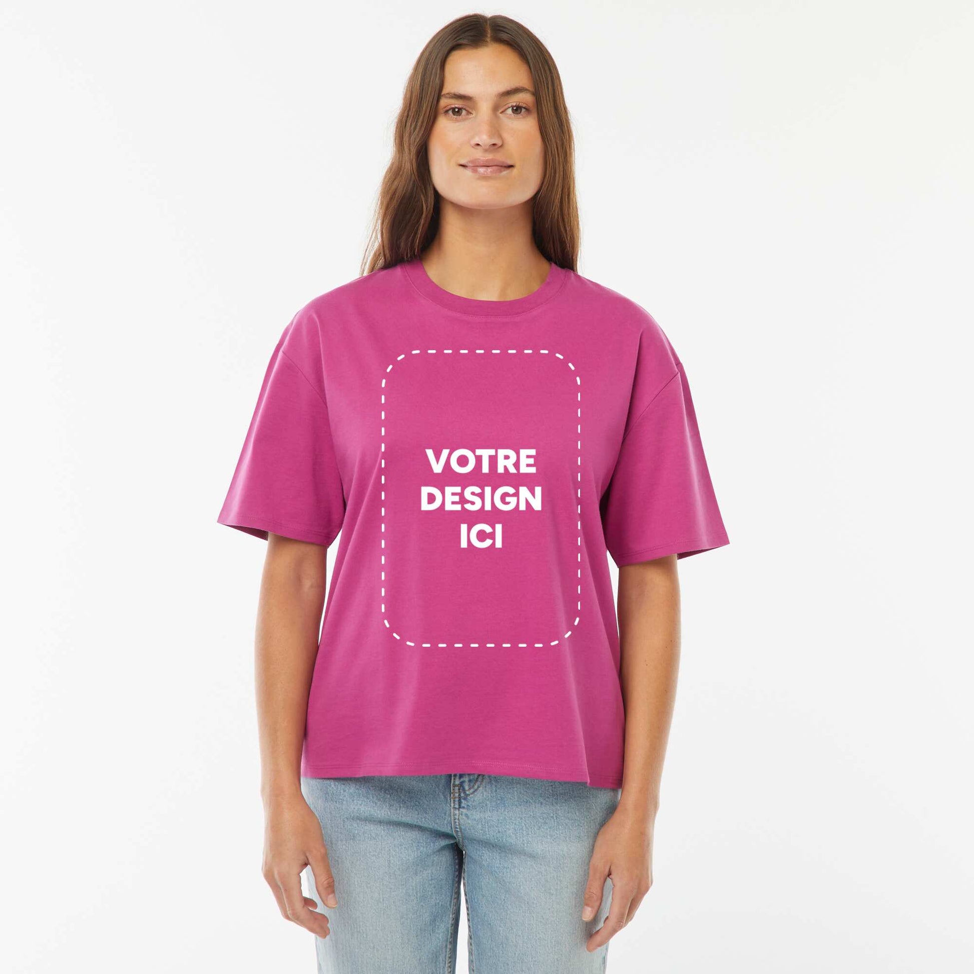 T-shirt coton 225 Gr ROSE