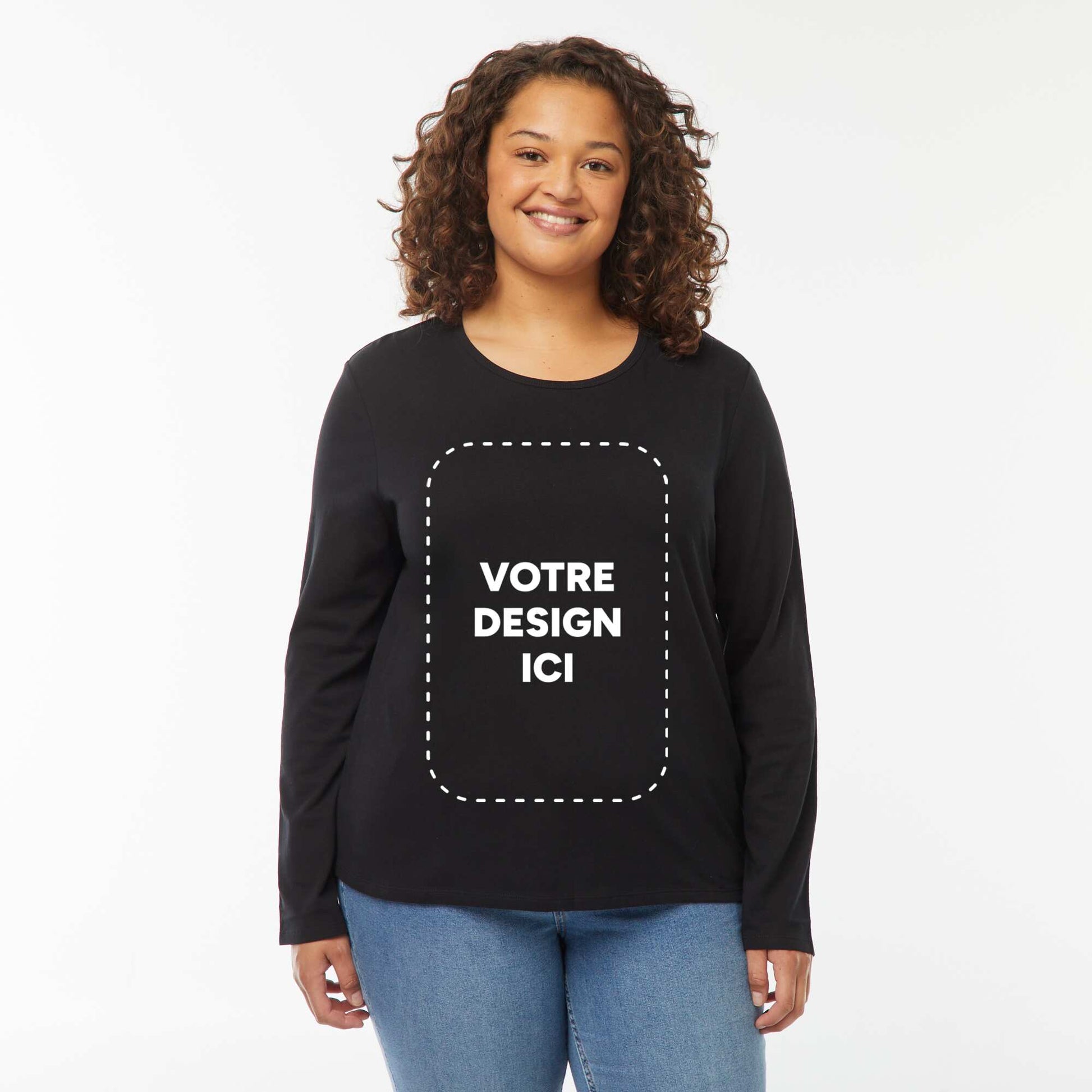 T-shirt coton 160 Gr NOIR