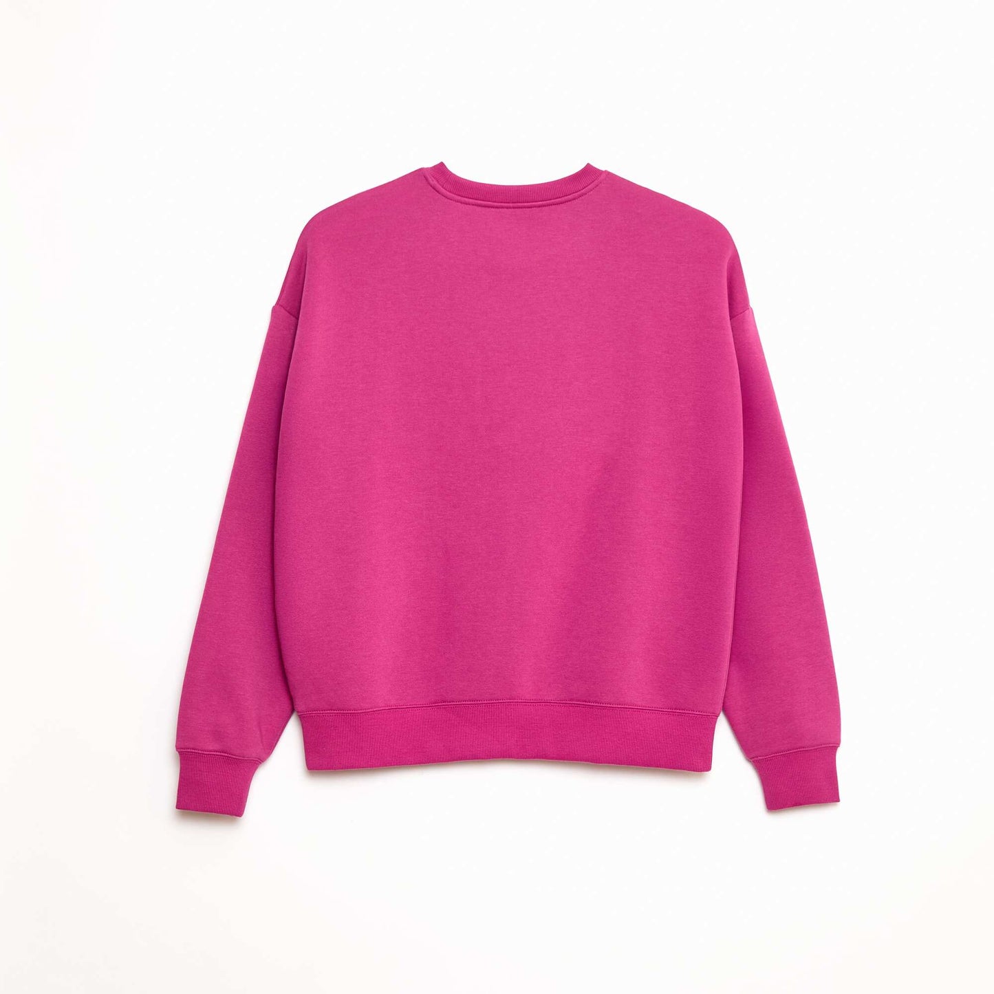 Sweat col rond molleton 260 Gr ROSE