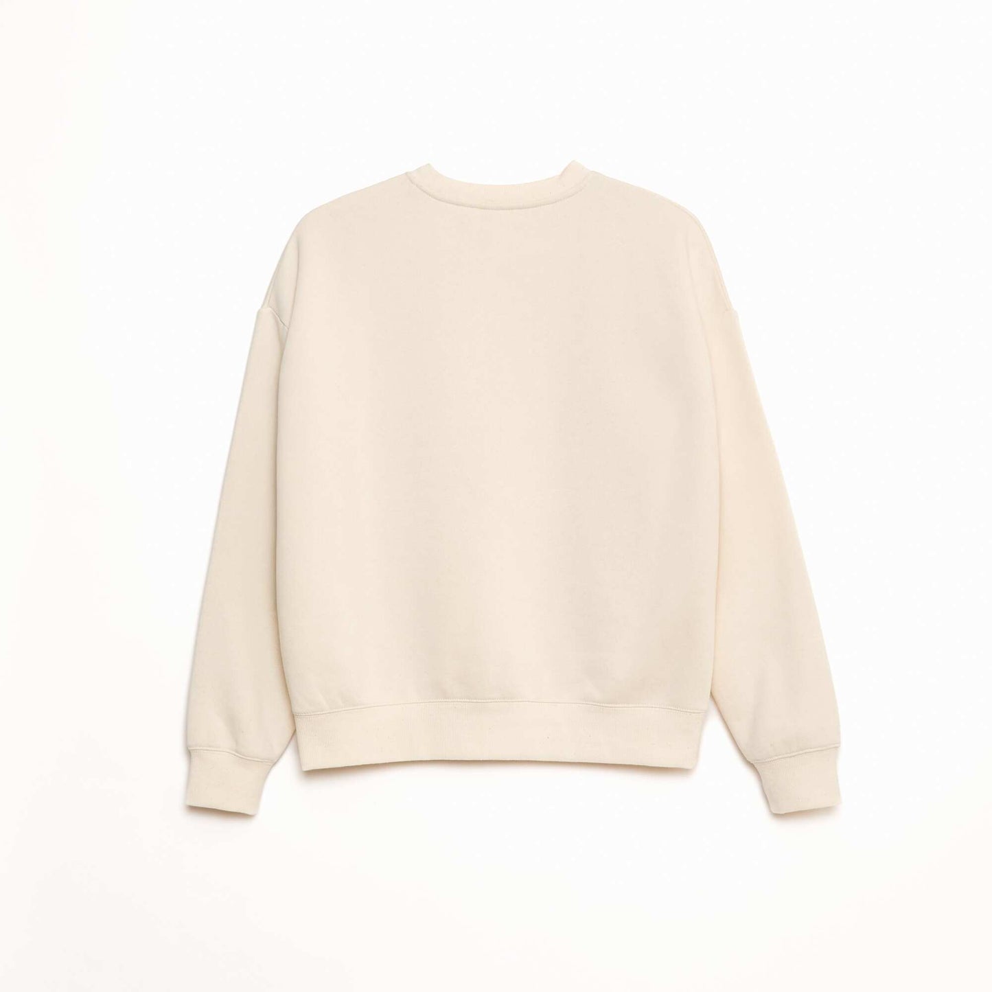 Sweat col rond molleton 260 Gr BLANC