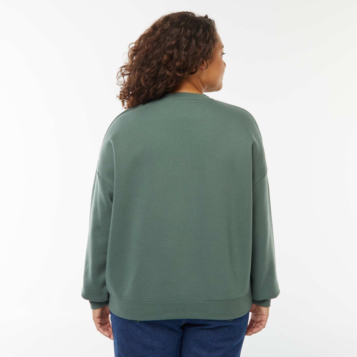 Sweat col rond molleton 260 Gr VERT