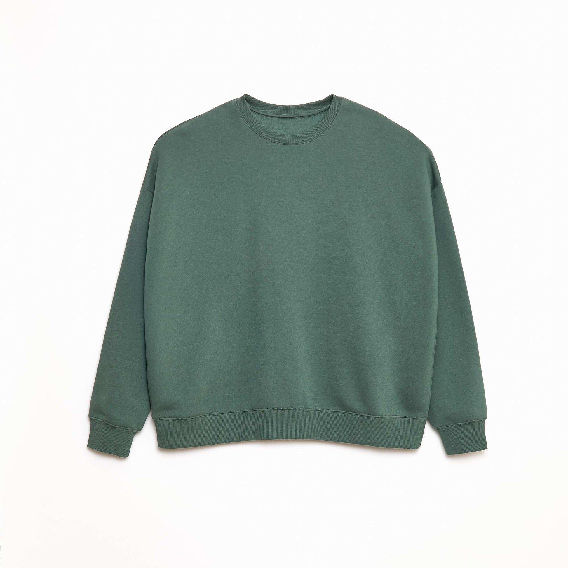 Sweat col rond molleton 260 Gr VERT