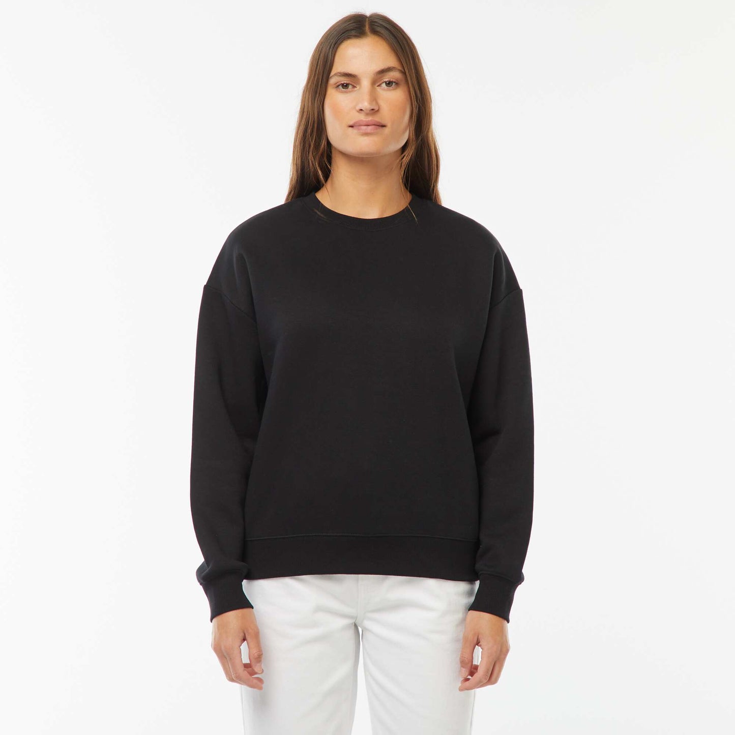 Sweat col rond molleton 260 Gr NOIR