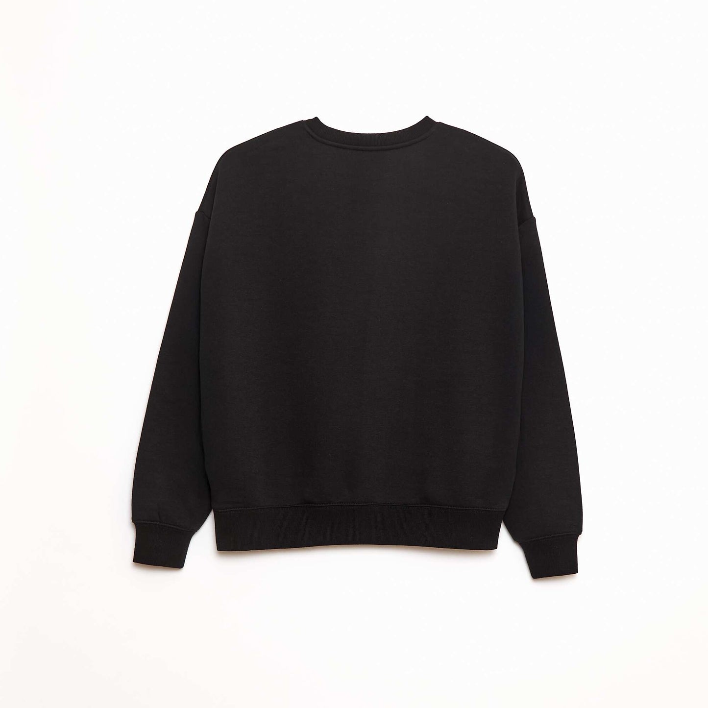 Sweat col rond molleton 260 Gr NOIR