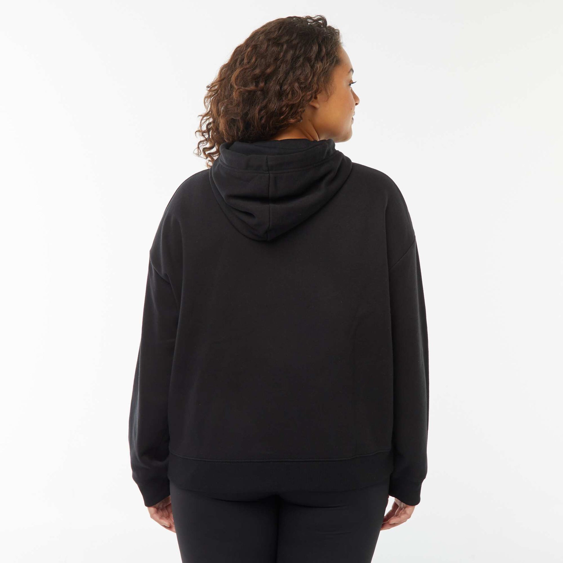 Sweat à capuche molleton 260 Gr NOIR
