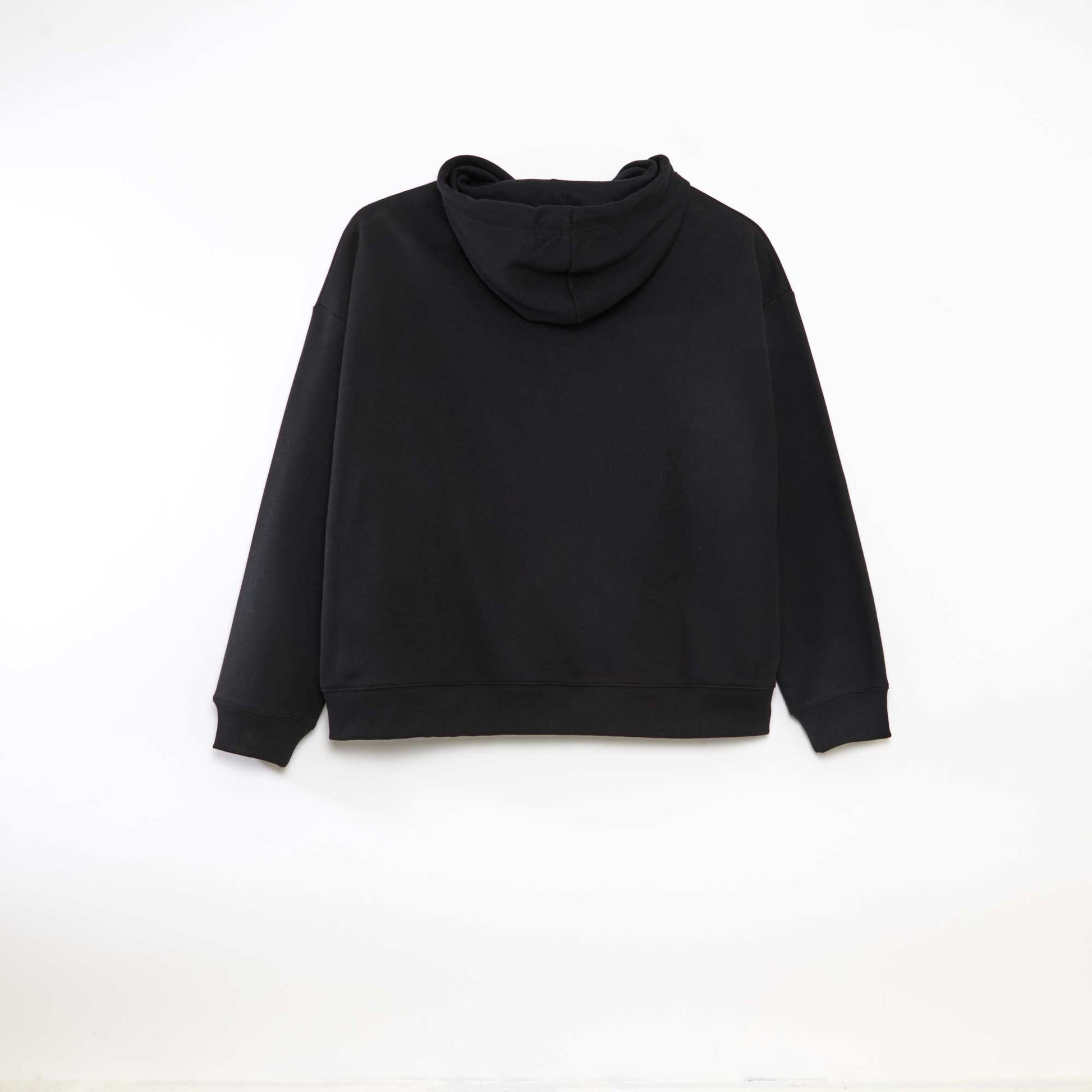 Sweat à capuche molleton 260 Gr NOIR